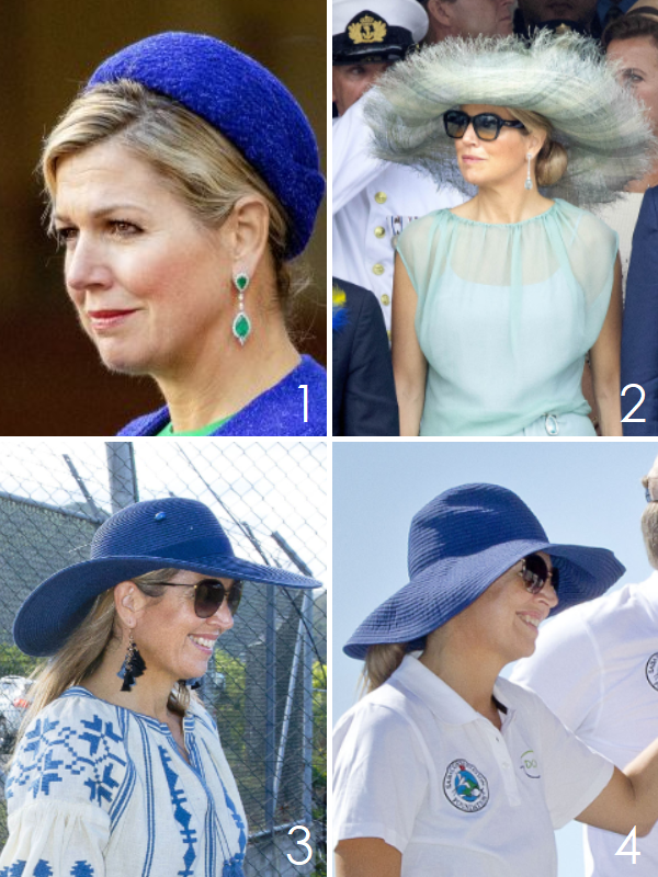 Bedelen Bediening mogelijk Delegatie Máxima's hoeden: blauw - Modekoningin Máxima