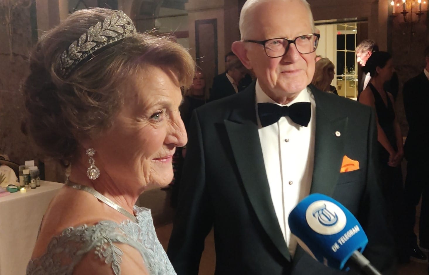 Tiara Alert: Princess Margriet wears a laurel wreath in New York