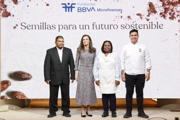 Letizia visit BBVA