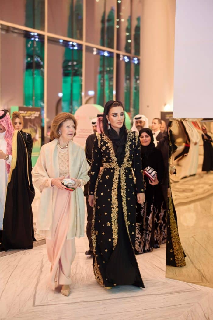 Queen Silvia and Sheika Moza