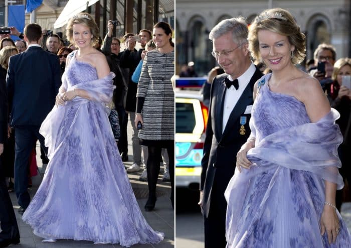 Gowns galajurk koningin Mathilde Armani